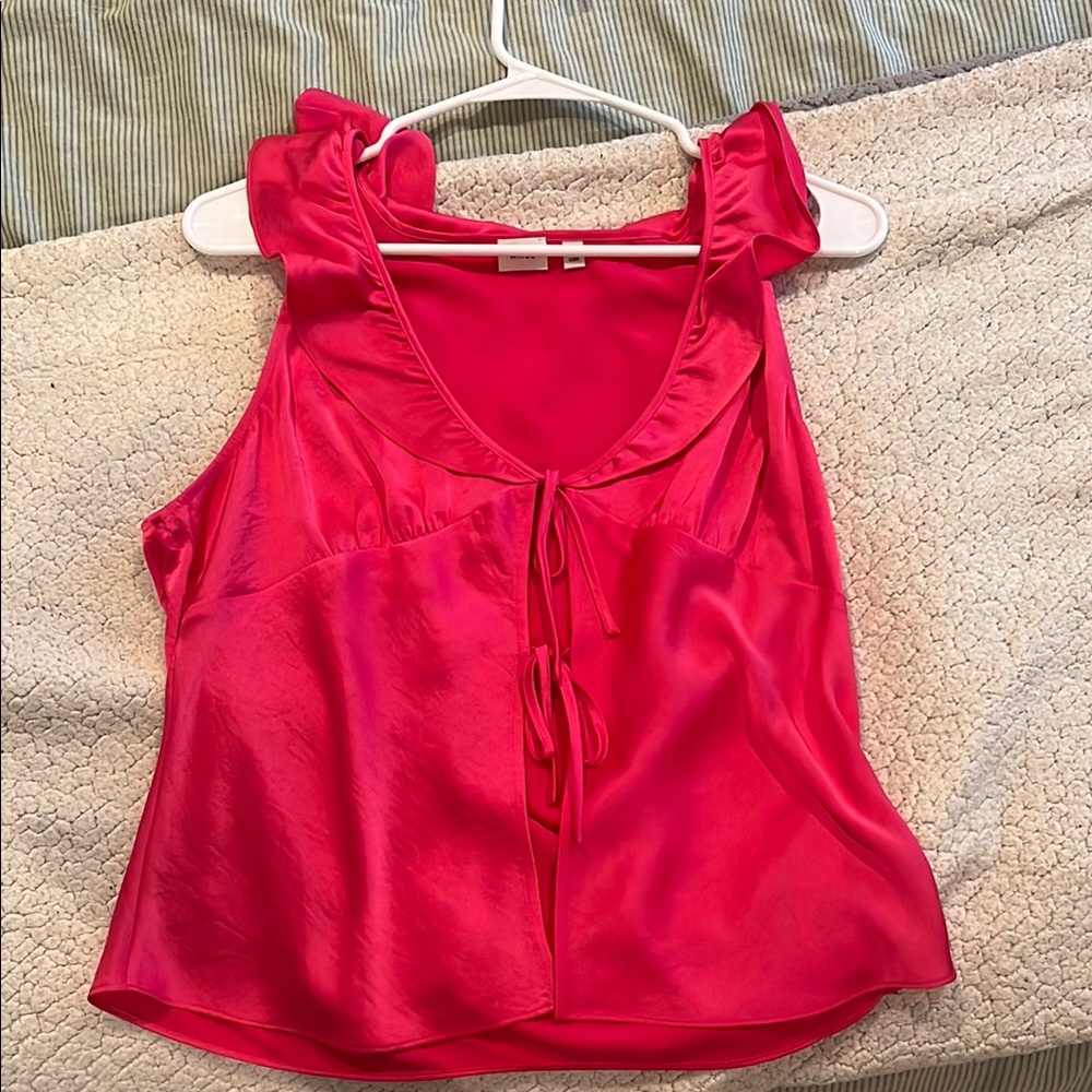 ARITZIA Wilfred Tonka Blouse Pink